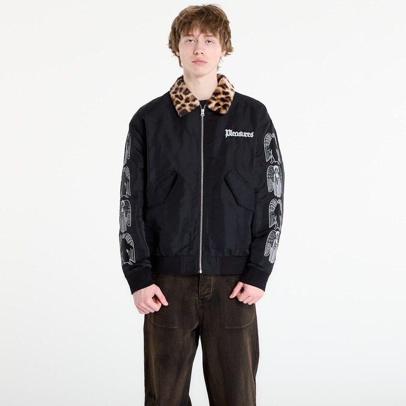 Bunda PLEASURES Angel Demon Flight Jacket Black S
