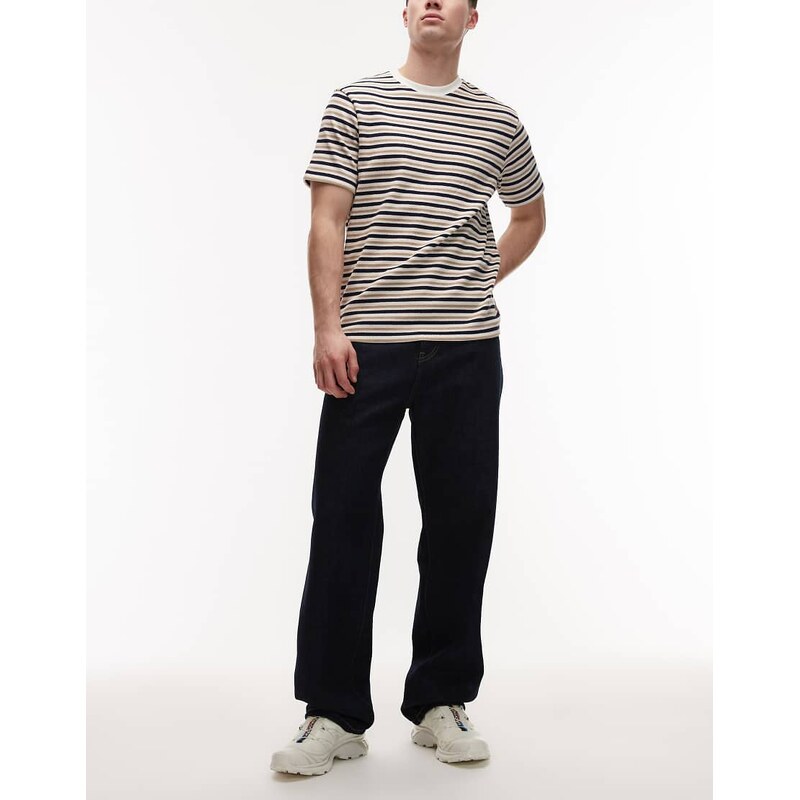 Carhartt WIP aaron regular tapered fit jeans in rinse-Blue