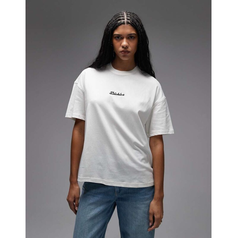 Dickies Wellsville boyfriend t-shirt in off white 113465106