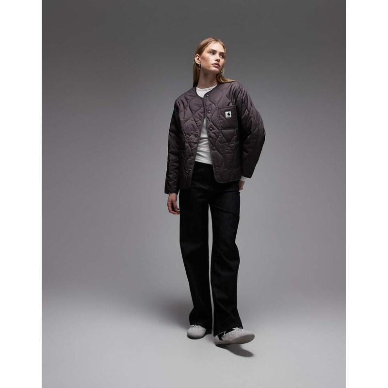 Carhartt WIP skyler liner jacket in brown 113465116