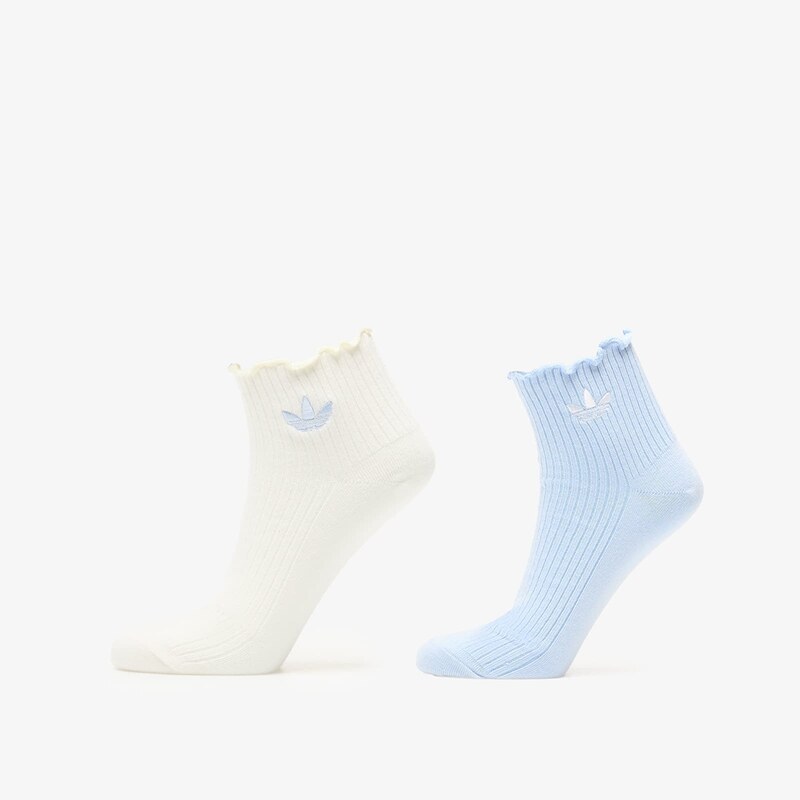 adidas Originals Ponožky adidas Ruffle Quarter Socks Crystal Sky