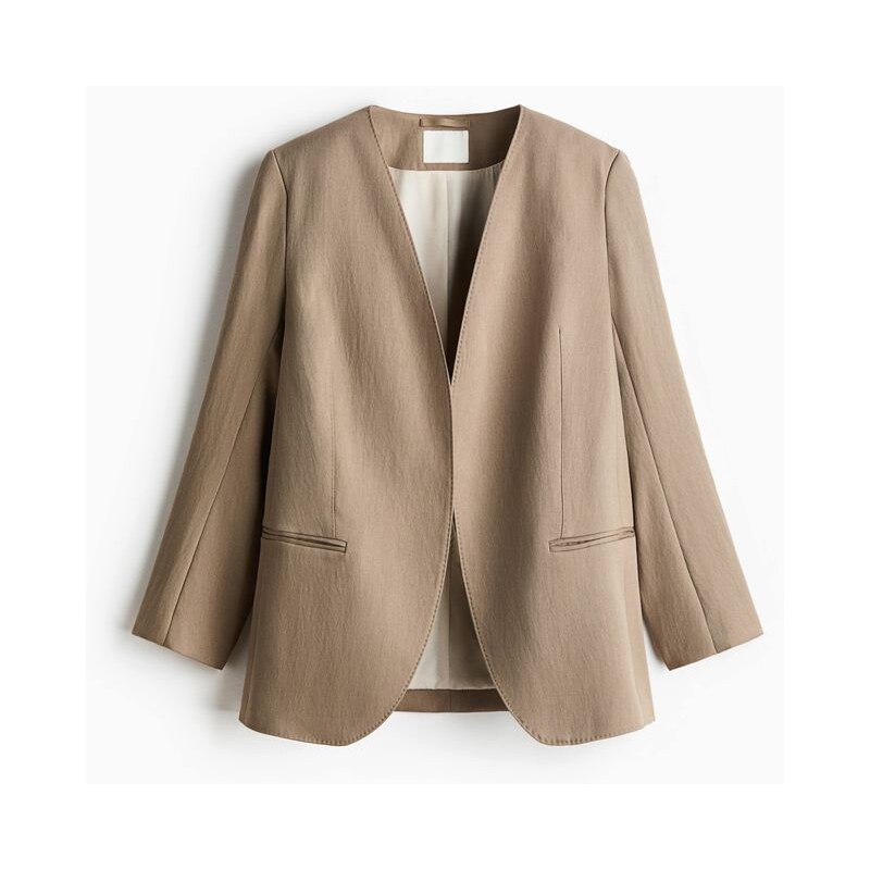 H&M - Sako bez límce - béžová 113466819