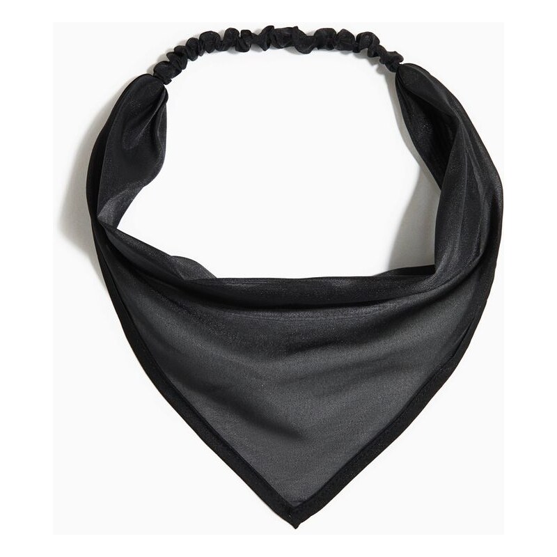 H&M - Lehounký šátek na hlavu - černá 113466917