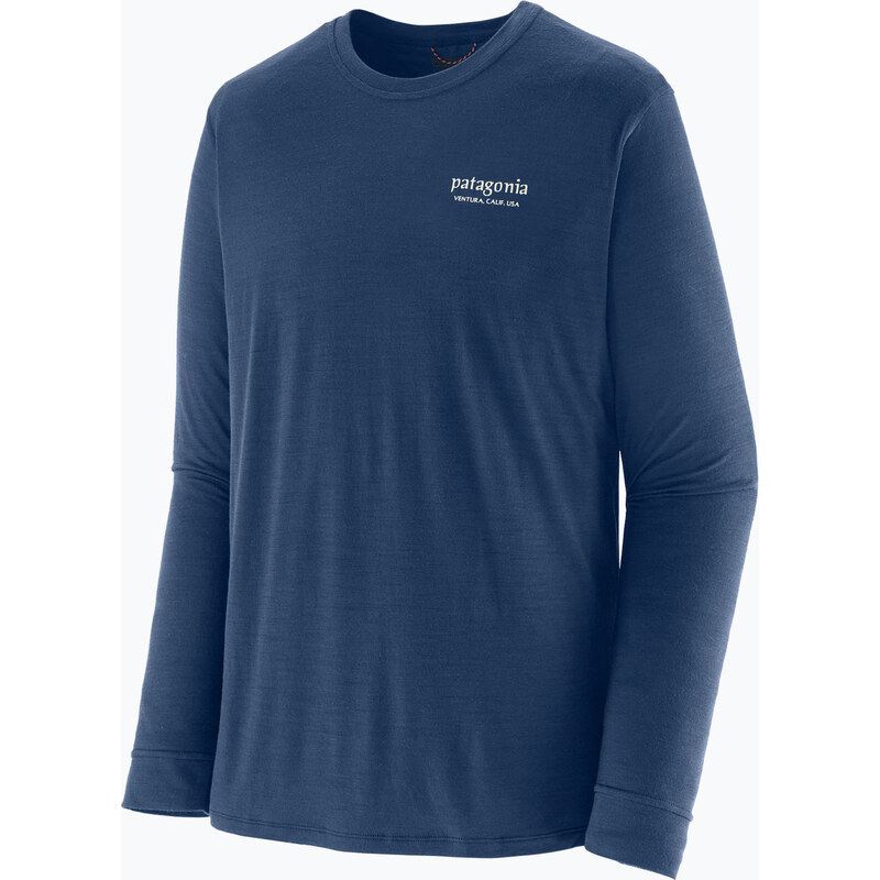 Pánské tričko Longsleeve Patagonia Cap Cool Merino Blend Graphic