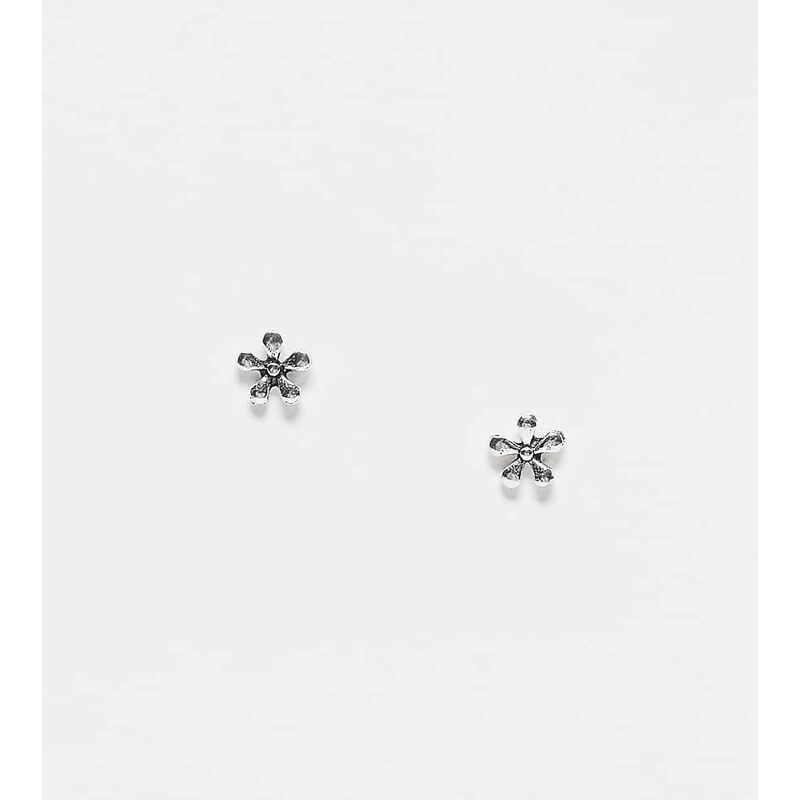 Kingsley Ryan flower stud earrings in silver 113467165