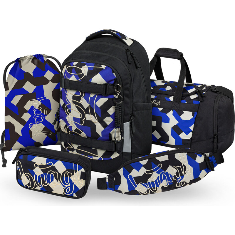 BAAGL SET 5 Skate Max Variety: batoh, penál, sáček, sportovní