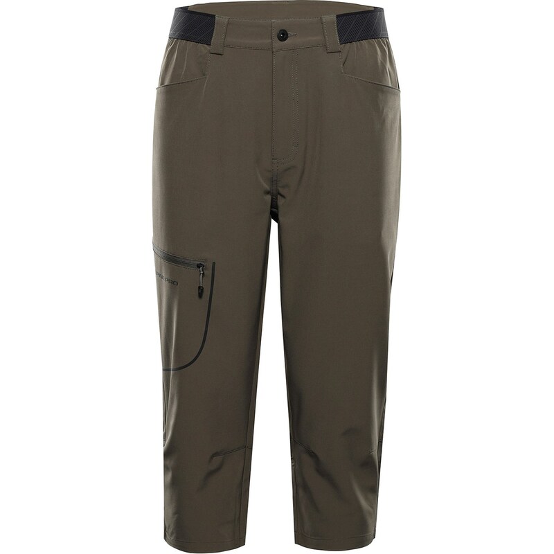 ALPINE PRO - WEDER 2 PÁNSKÉ SOFTSHELLOVÉ CAPRI KALHOTY