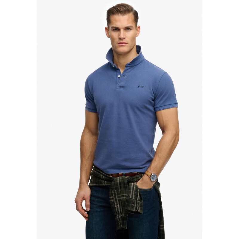Superdry Tričko Classic světlemodrá