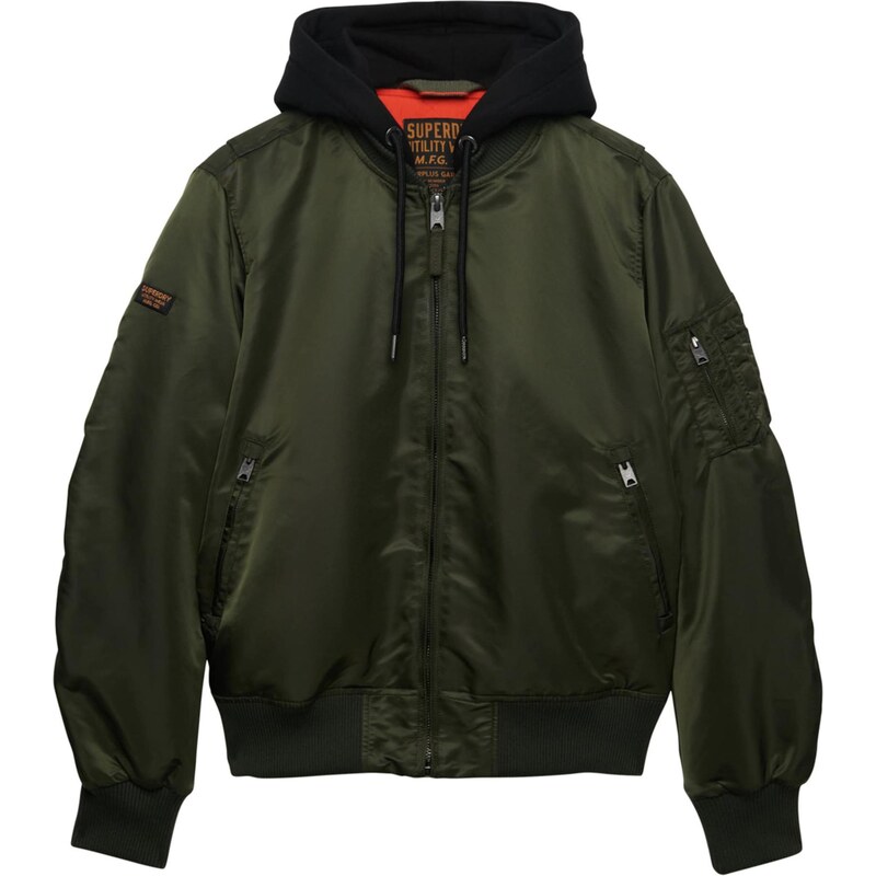Superdry & Co Přechodná bunda MA1 jedle / černá