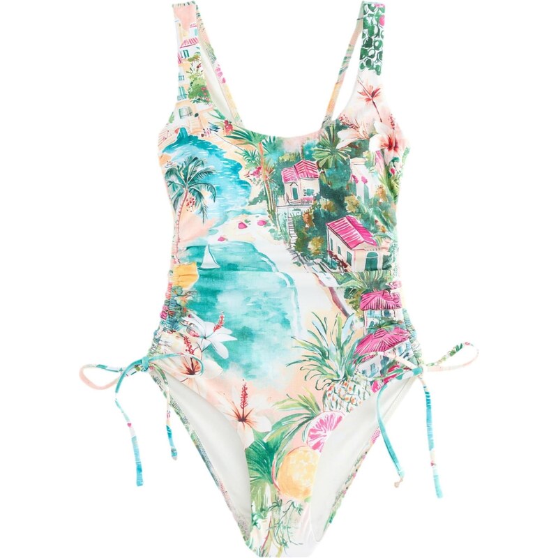 Next Plavky aqua modrá / zelená / pink / bílá 113487151