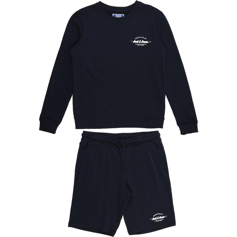 Jack & Jones Junior Joggingová souprava JJBRANDON tmavě modrá /