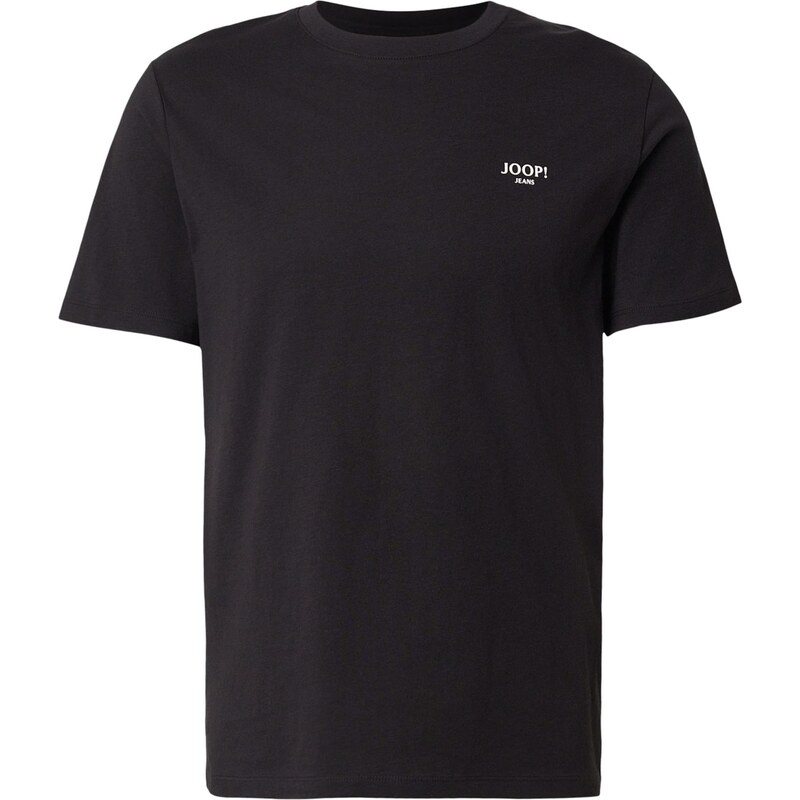 JOOP! Jeans Tričko Alphano černá / bílá