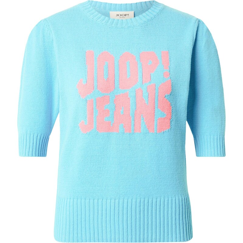 JOOP! Jeans Svetr Kalama azurová / světle růžová 113487390