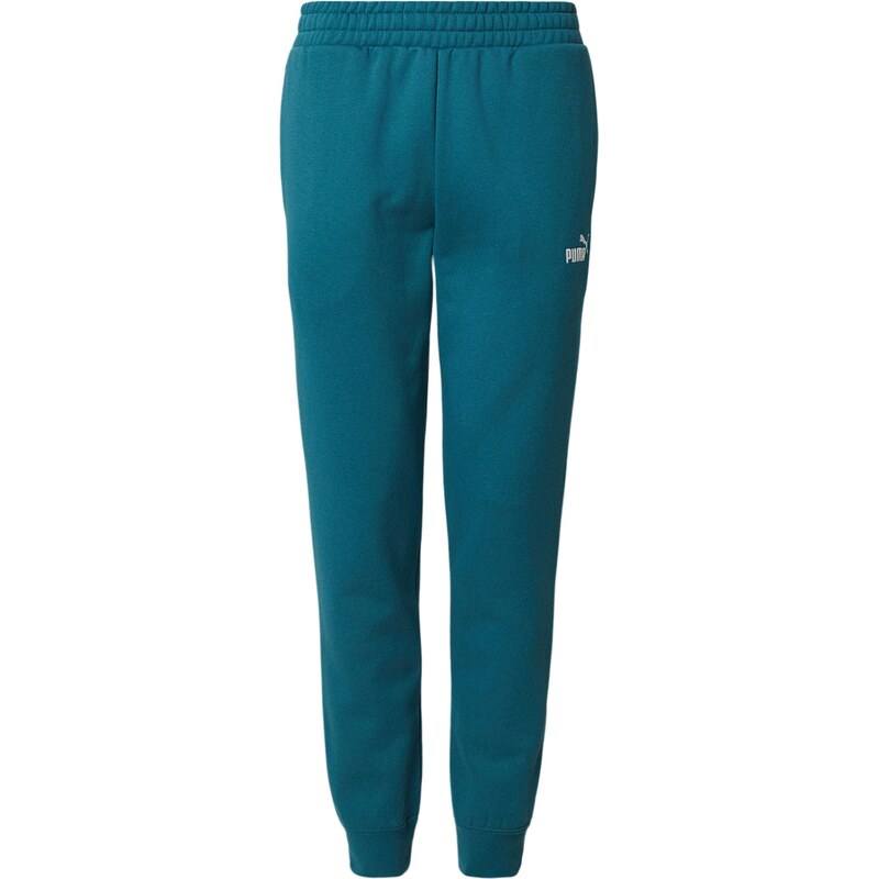 PUMA Sportovní kalhoty ESS No. 1 nefritová / bílá