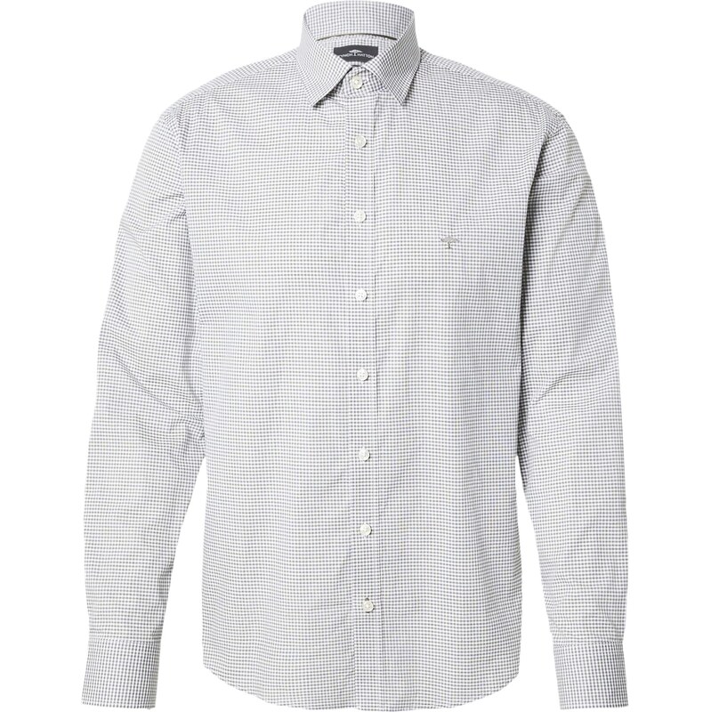 FYNCH-HATTON Košile Essential Premium khaki / bílá