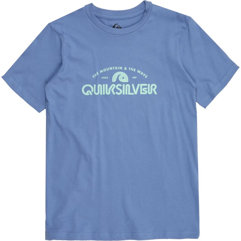 QUIKSILVER Tričko aqua modrá / královská modrá