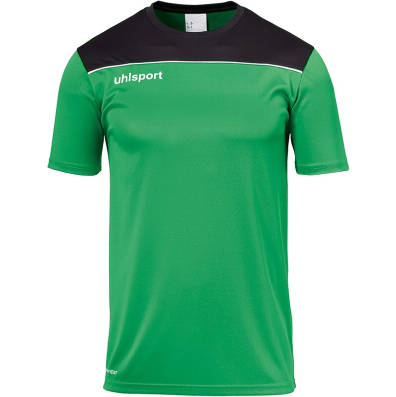 UHLSPORT Funkční tričko zelená / černá / bílá