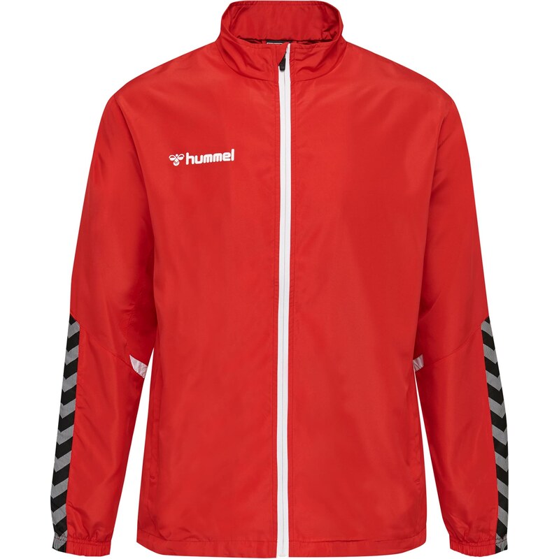 Hummel Sportovní bunda Authentic tmavě šedá / červená / černá /