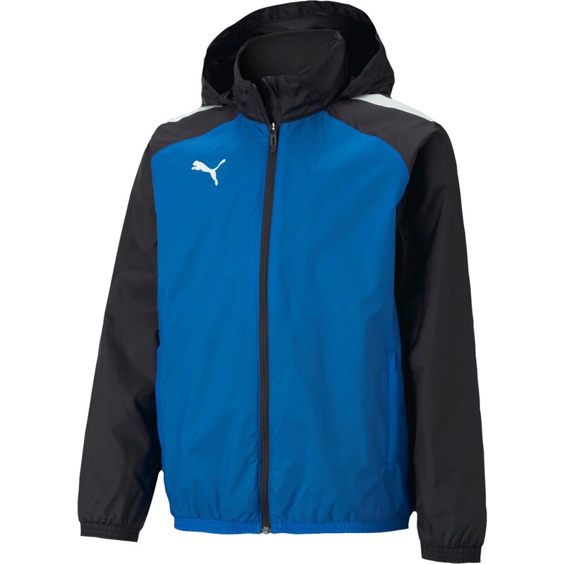 PUMA Sportovní bunda TeamLiga modrá / černá / bílá