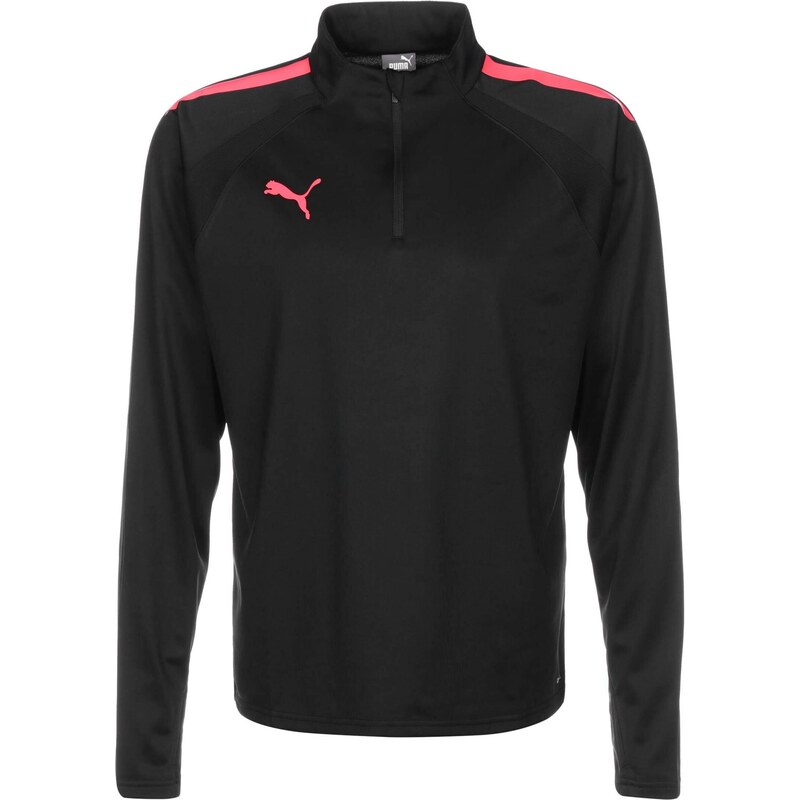 PUMA Sportovní mikina Team Liga červená / černá