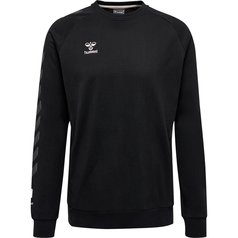 Hummel Sportovní mikina černá / bílá