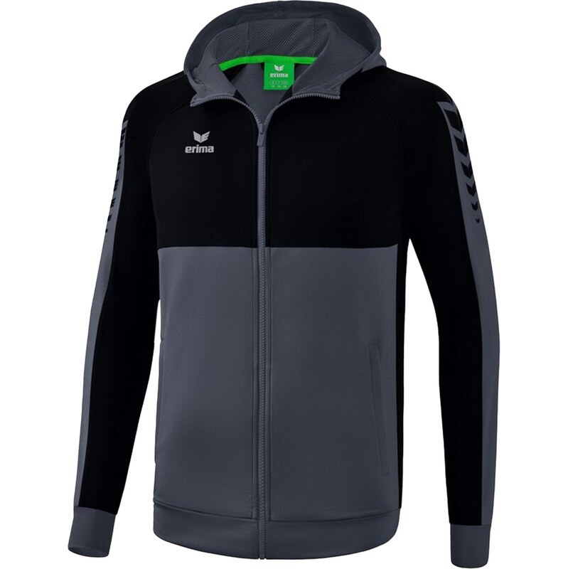 ERIMA Sportovní bunda tmavě šedá / černá
