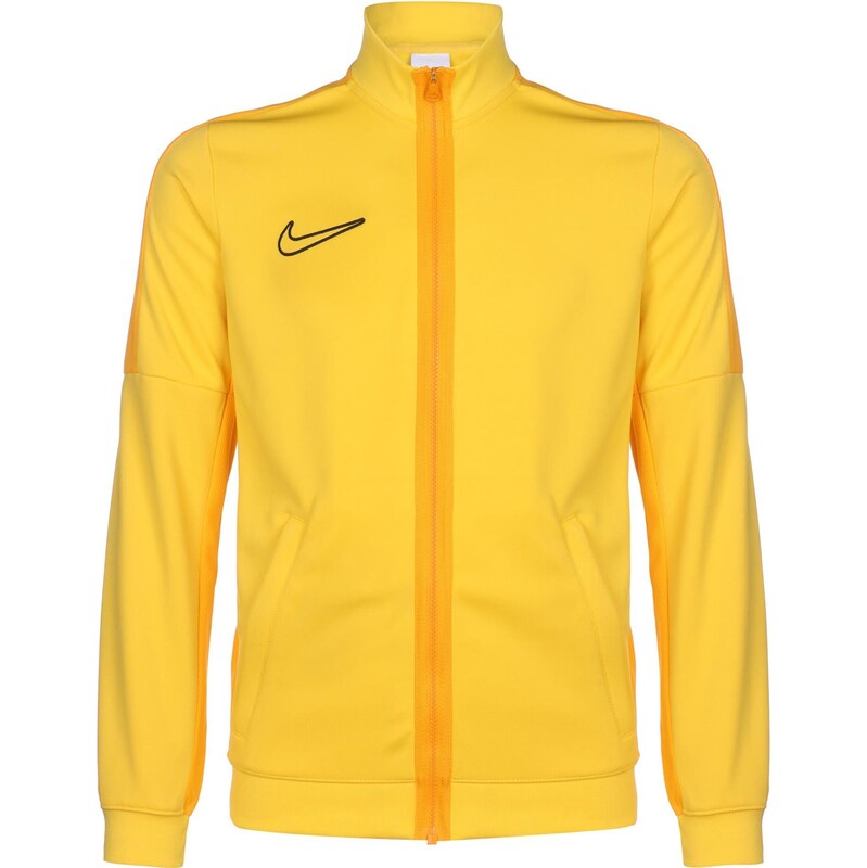 NIKE Sportovní bunda Academy 23 zlatě žlutá / černá