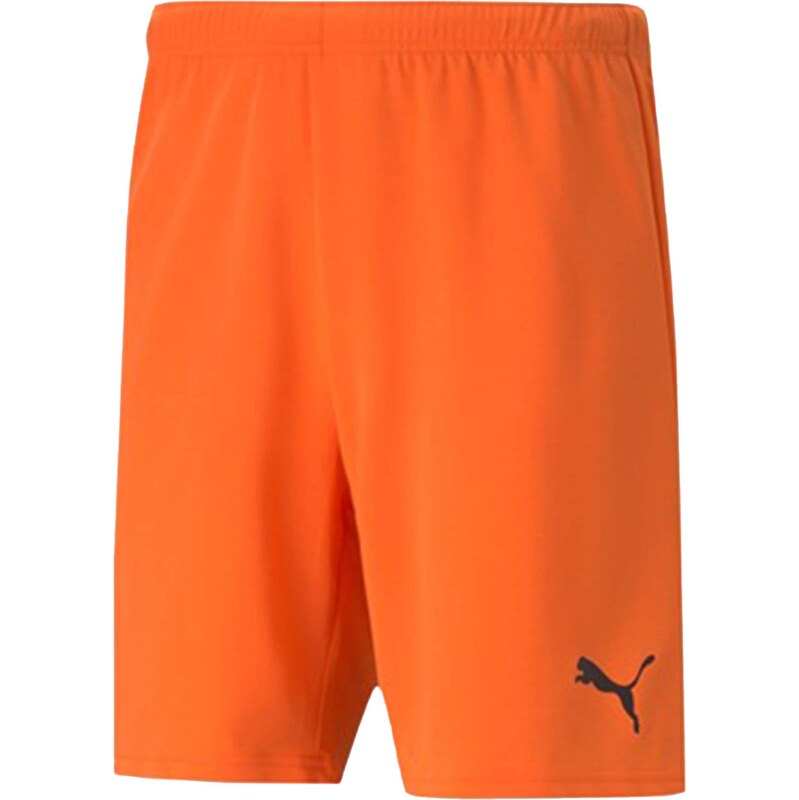 PUMA Sportovní kalhoty TeamRise oranžová / černá