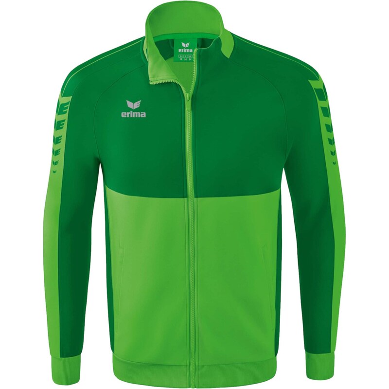 ERIMA Sportovní mikina zelená / bílá