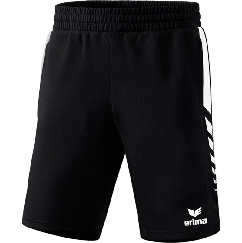 ERIMA Sportovní kalhoty černá / bílá