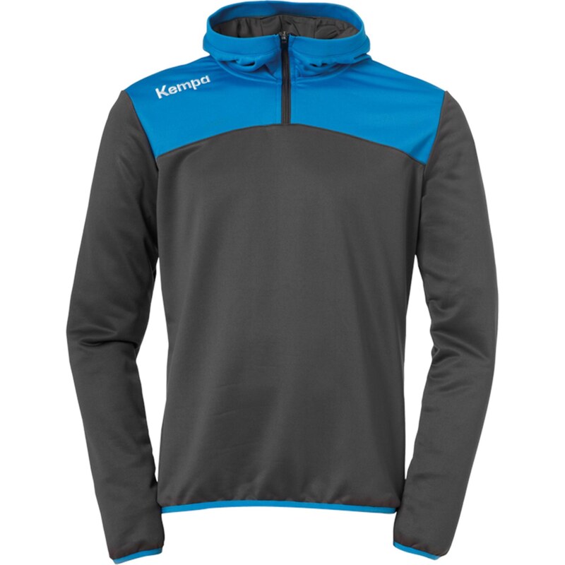 KEMPA Sportovní mikina modrá / antracitová / bílá