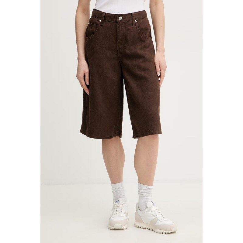 Levis šortky dámské lněné SUPER BAGGY LONG 113528350