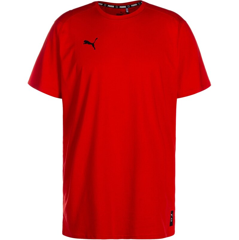 PUMA Funkční tričko Hoops Team červená / černá
