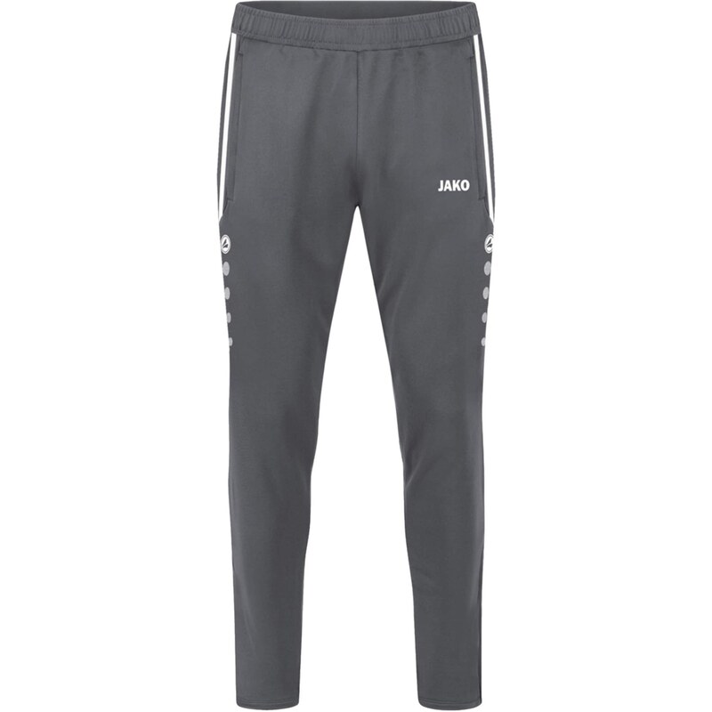 JAKO Sportovní kalhoty šedá / bílá