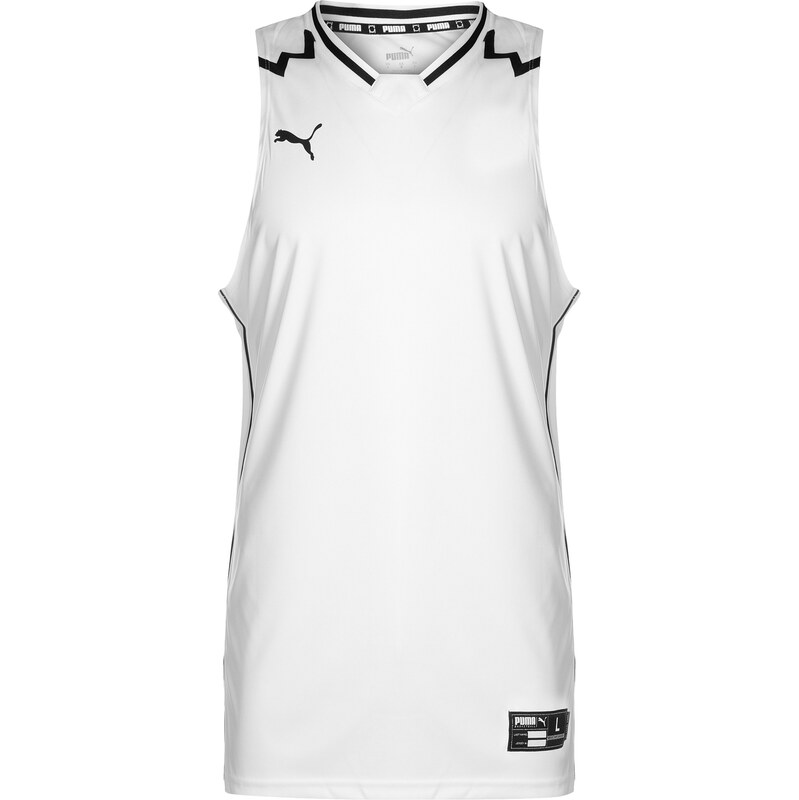 PUMA Trikot Hoops Team Game černá / bílá