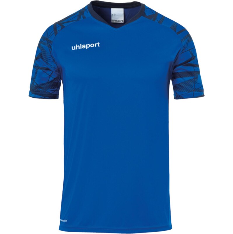 UHLSPORT Funkční tričko modrá / noční modrá / bílá