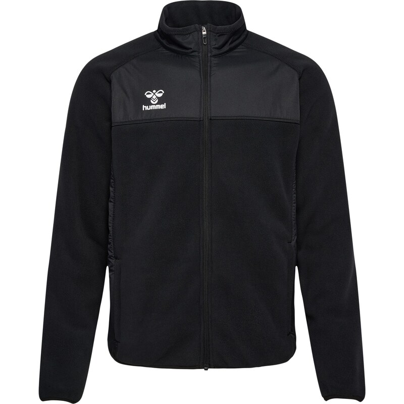 Hummel Fleecová mikina černá / bílá 113570482