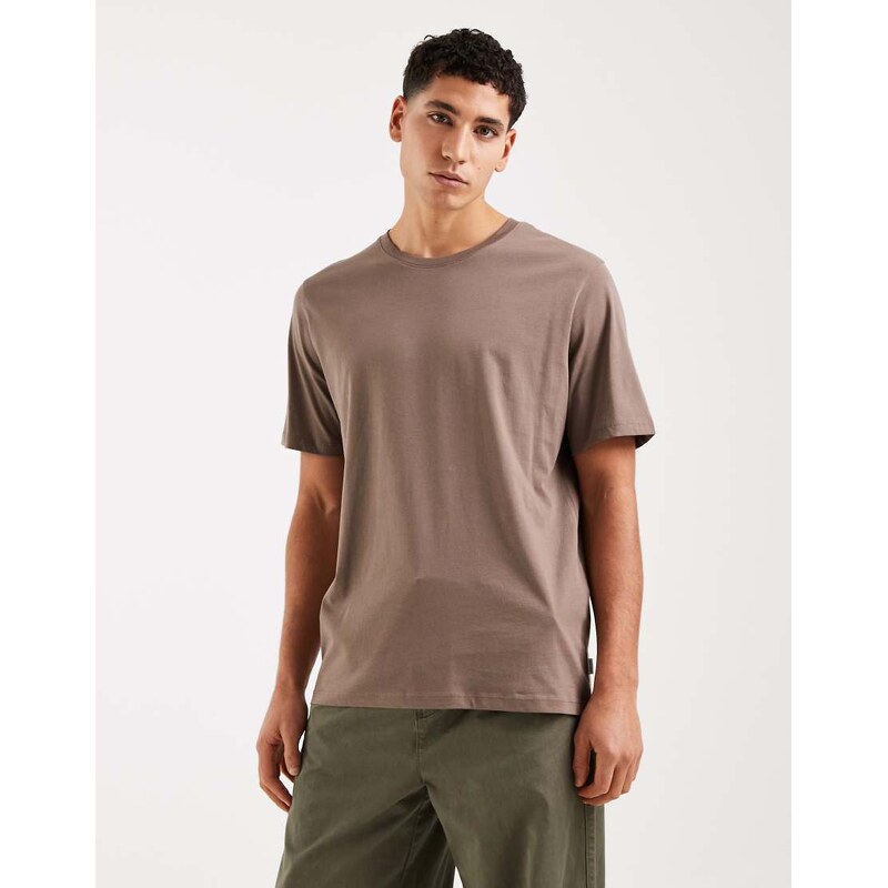Jack & Jones regular fit t-shirt in beige-Neutral