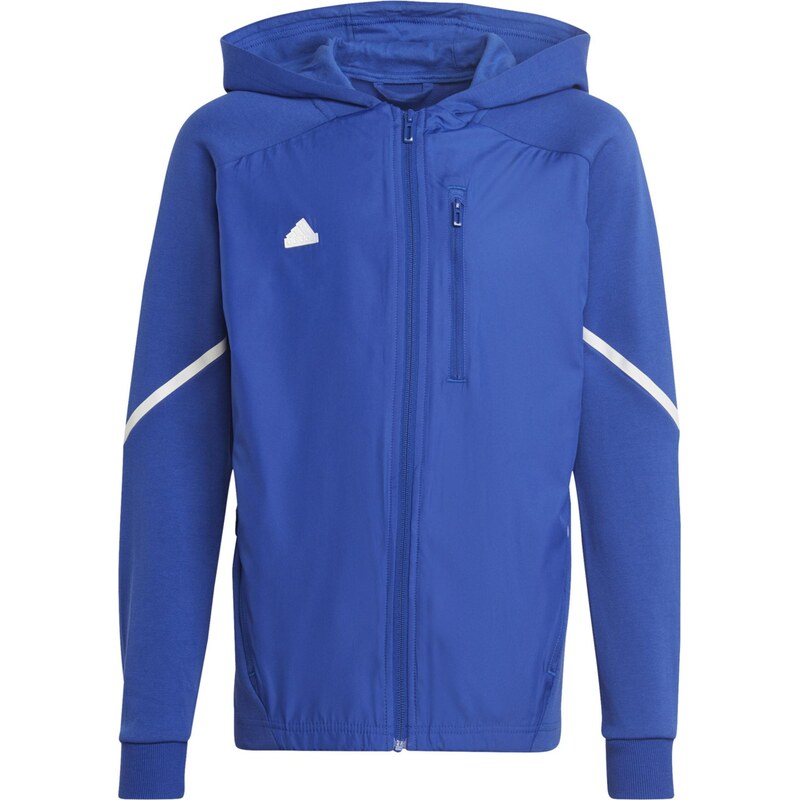 ADIDAS PERFORMANCE Sportovní bunda modrá / bílá