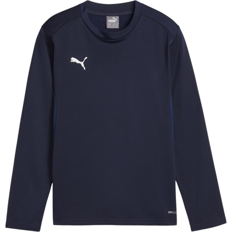 PUMA Sportovní mikina modrá / bílá