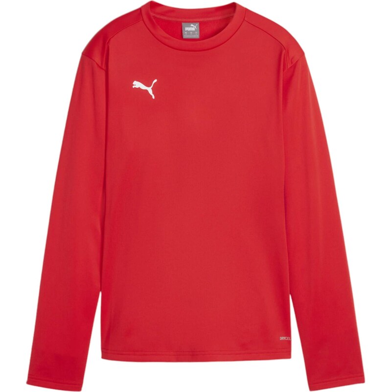 PUMA Sportovní mikina TeamGoal červená / bílá