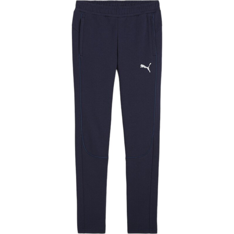 PUMA Sportovní kalhoty marine modrá / bílá