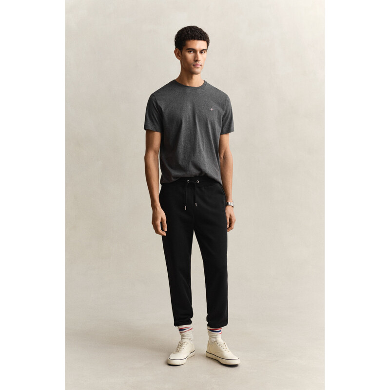 TEPLÁKY GANT REG SHIELD SWEATPANTS BLACK