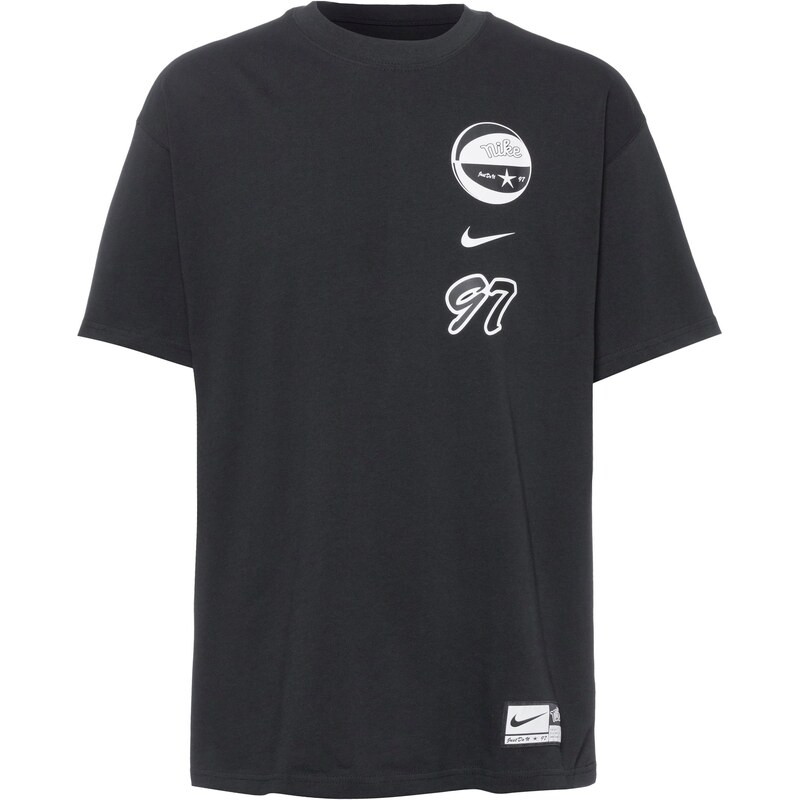 NIKE Funkční tričko M90 černá / bílá