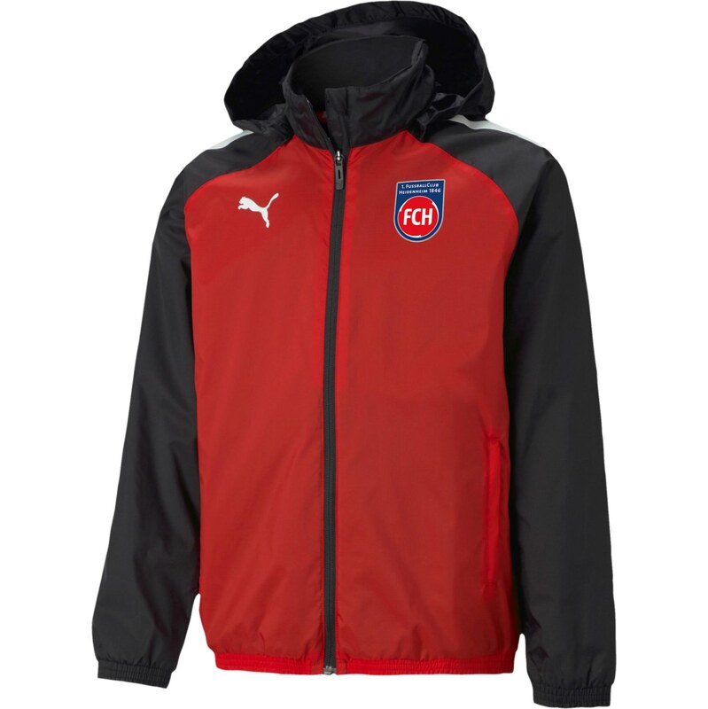 PUMA Sportovní bunda modrá / červená / černá / bílá