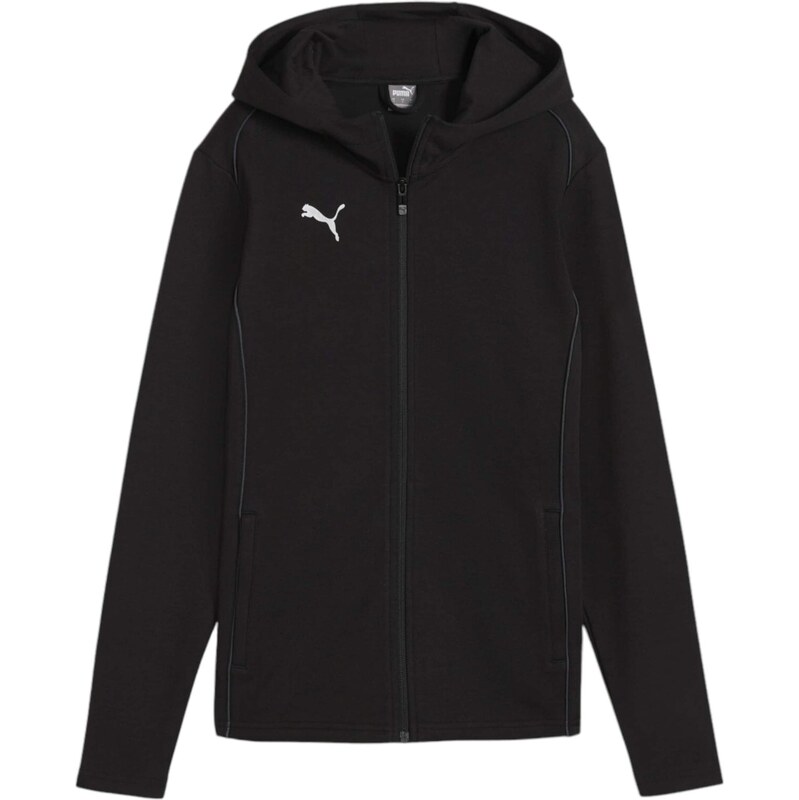 PUMA Sportovní mikina vínově červená / černá