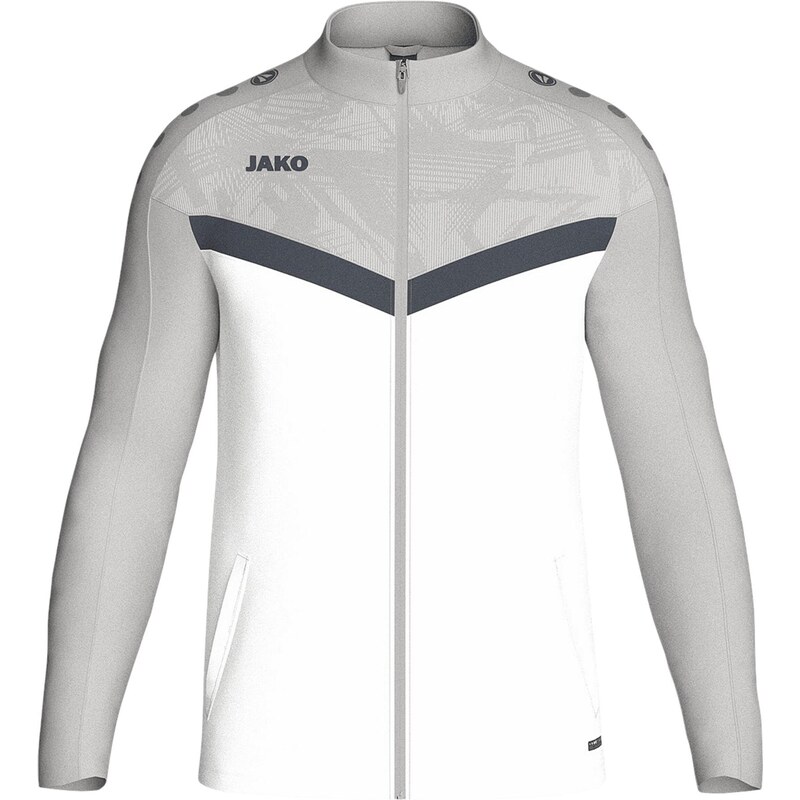 JAKO Sportovní bunda šedý melír / černá / bílá