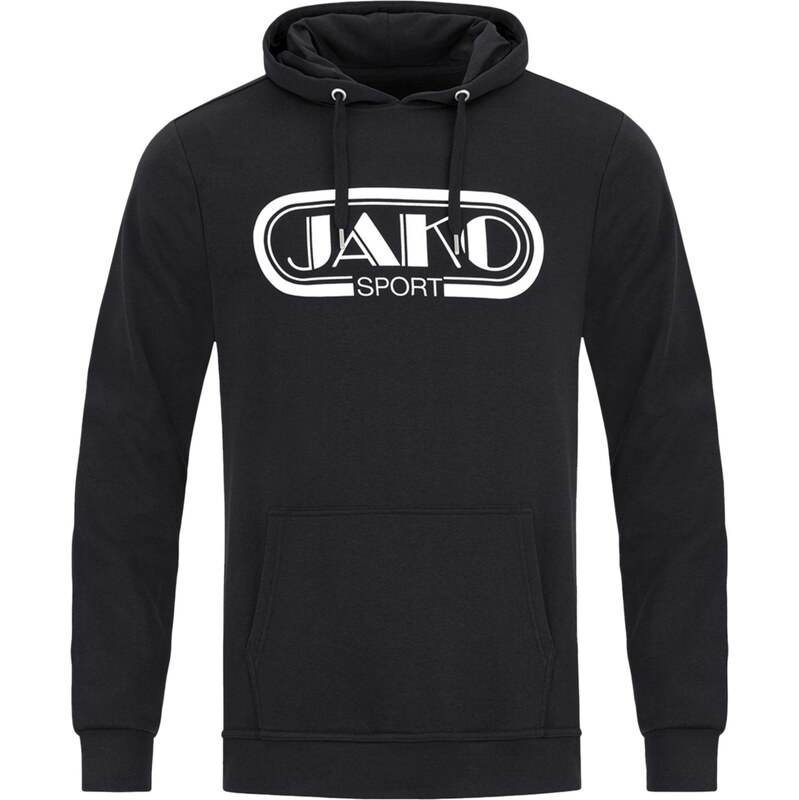 JAKO Sportovní mikina černá / bílá