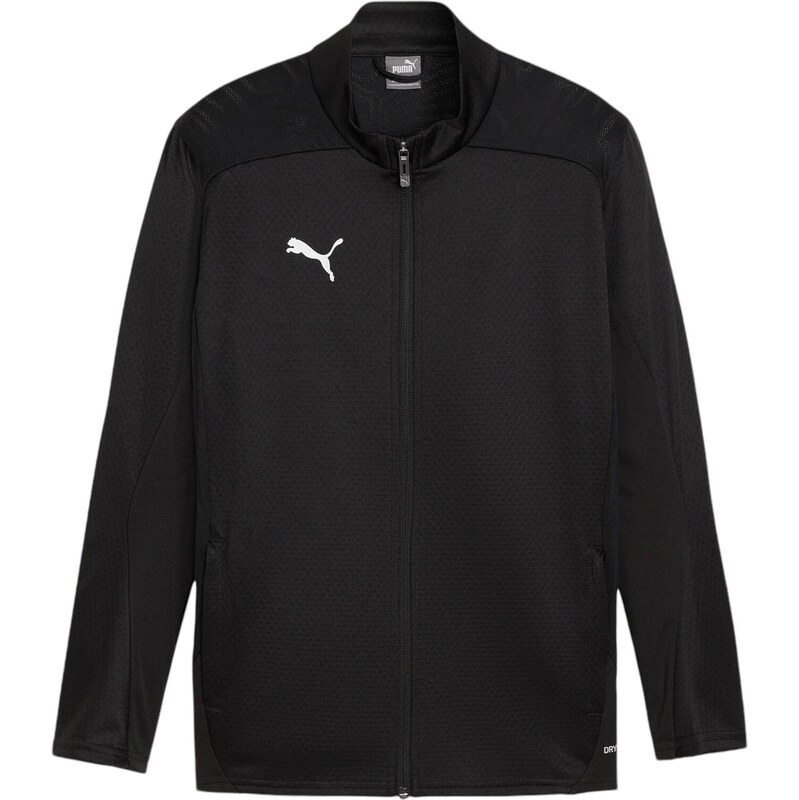 PUMA Sportovní bunda černá / bílá