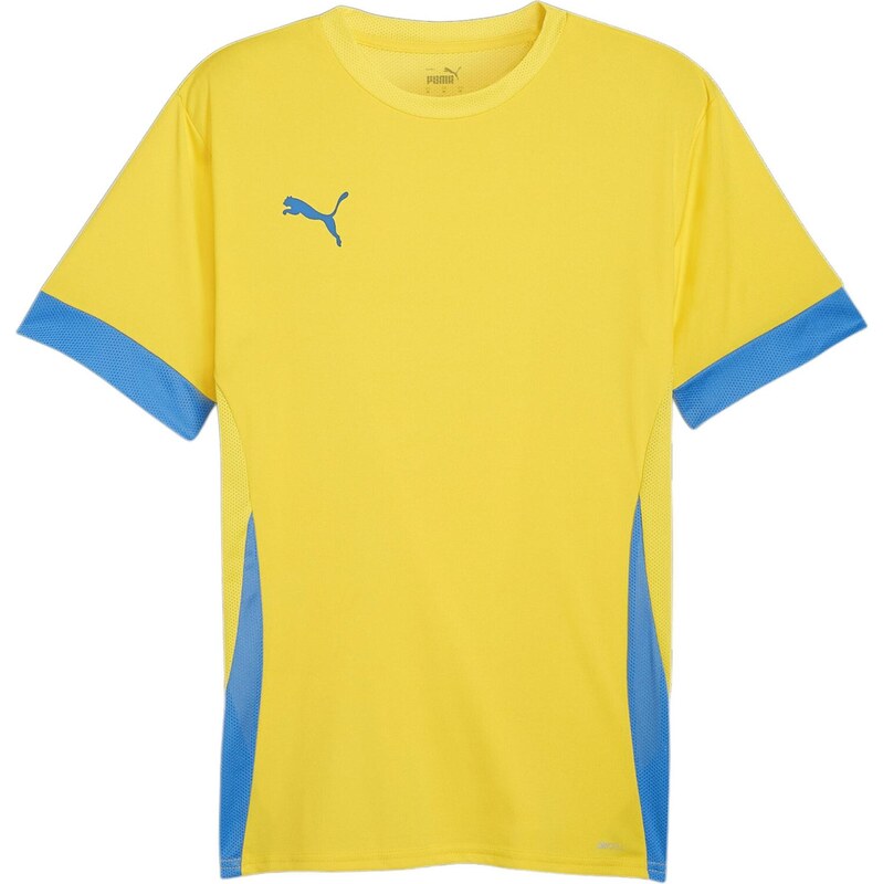 PUMA Funkční tričko světlemodrá / žlutá
